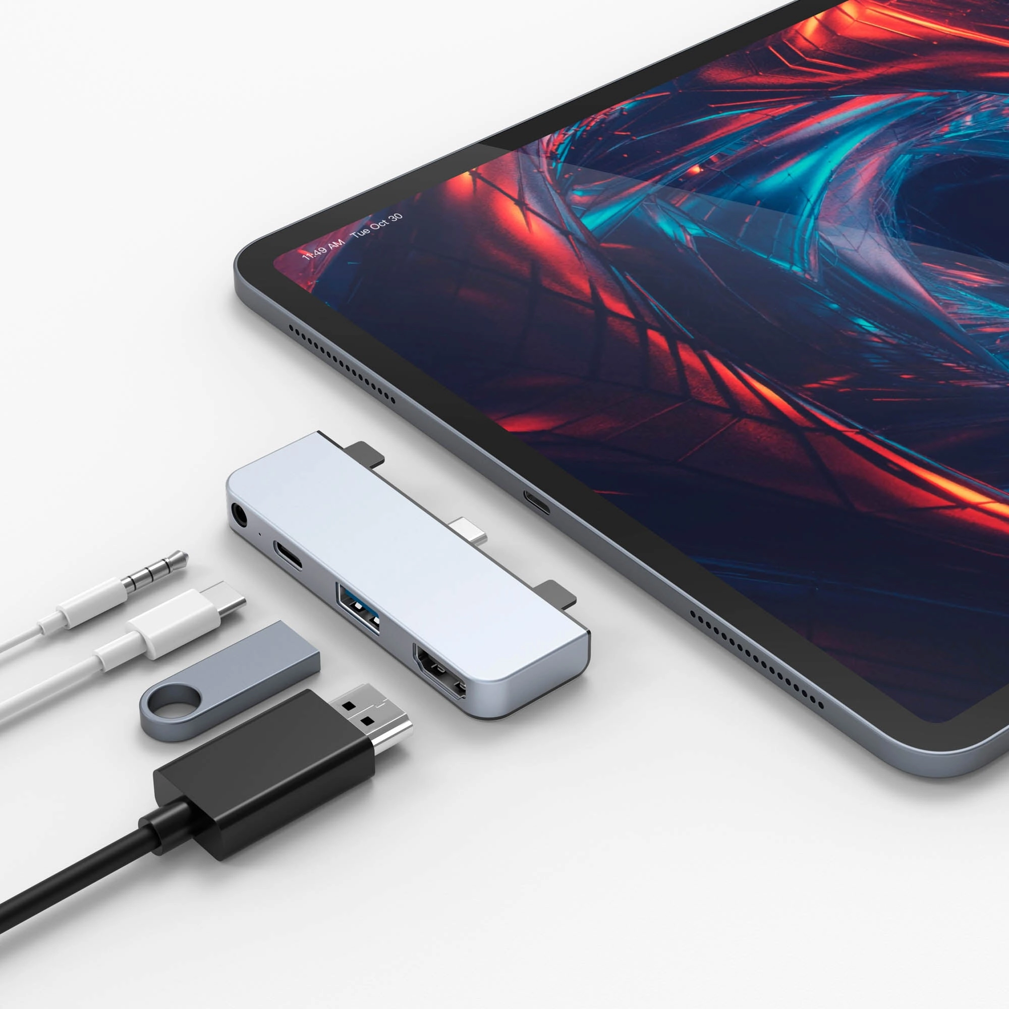 HyperDrive iPad Pro USB C Hub