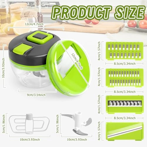 Manual Rope Chopper - 500ml 3 blades