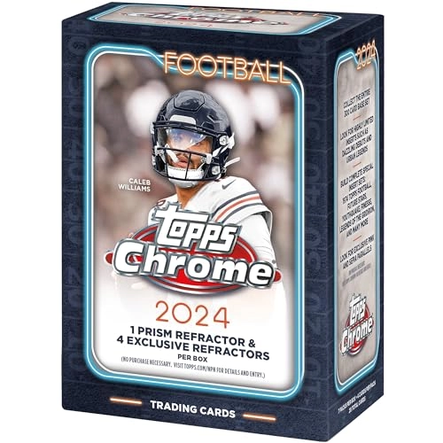 Topps 2024 Chrome Football Value Box - 7 Packs