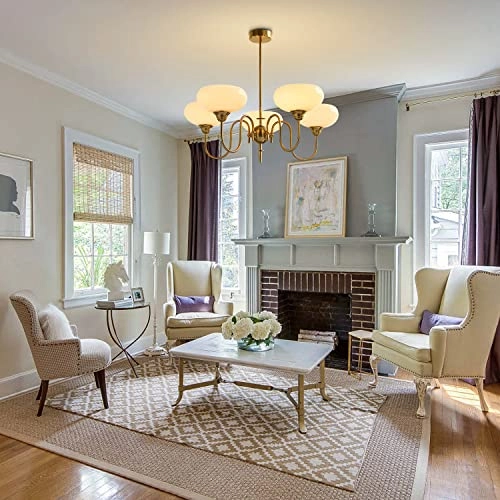 Gold Vintage Chandelier - Not Dimmable