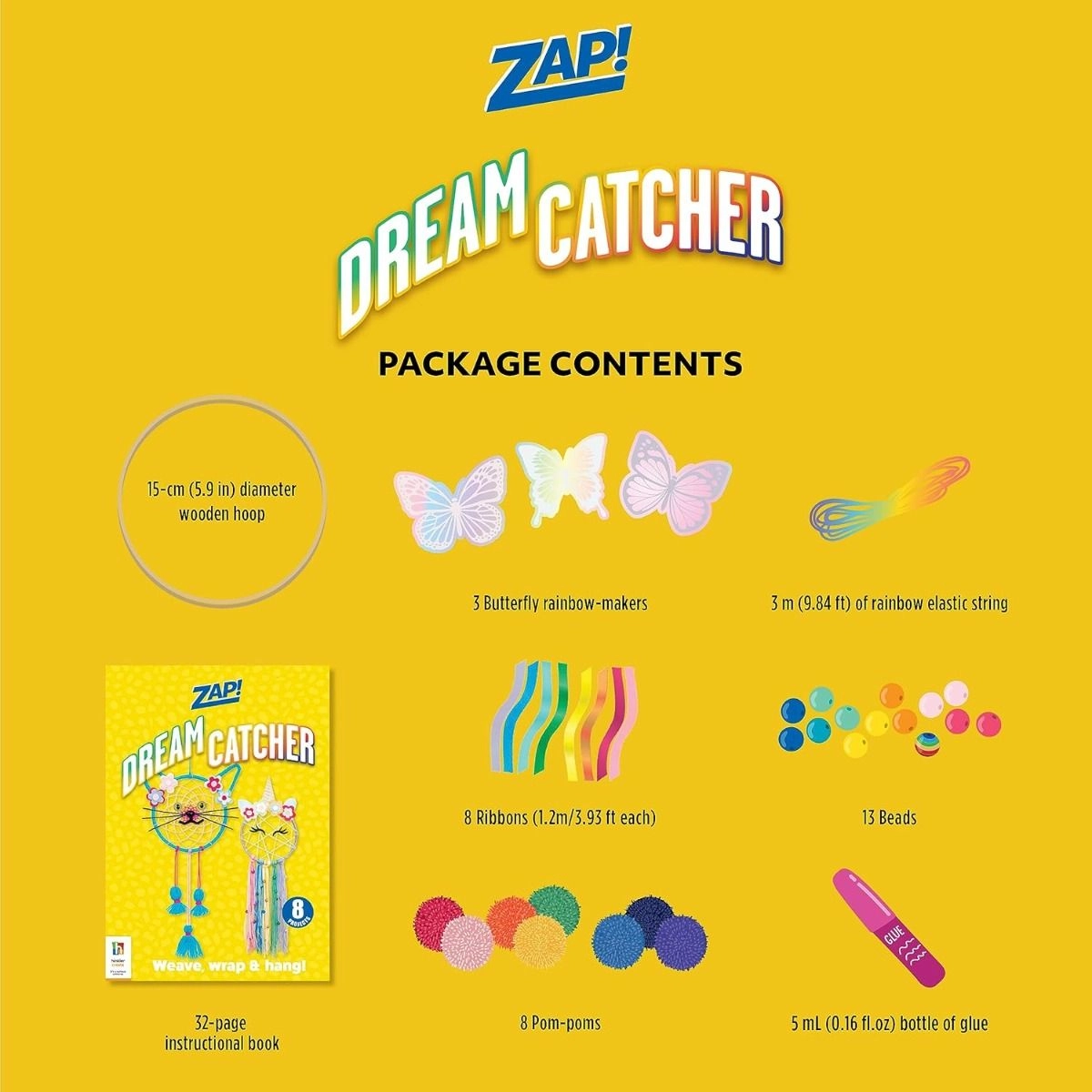 Zap DIY Dreamcatcher - Multi Colour 8+