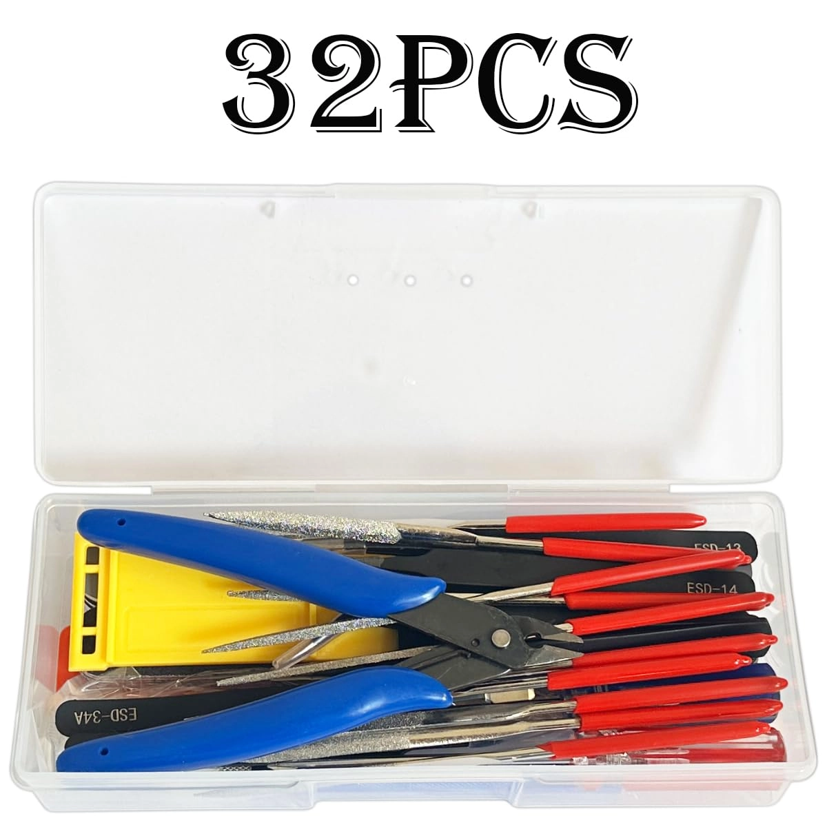 Model DIY Tool Kit - stainless steel 32 pieces