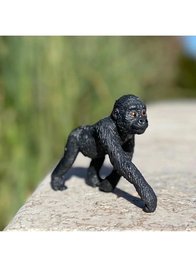 Lowland Gorilla with Baby Figure 4.1"