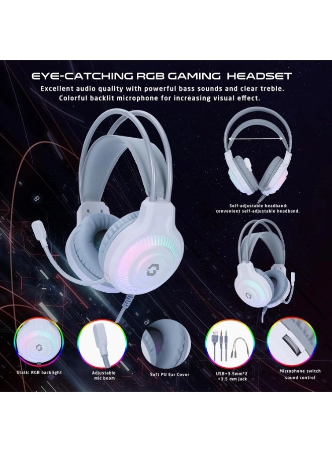 Keyboard + Headset + Mouse + Mousepad