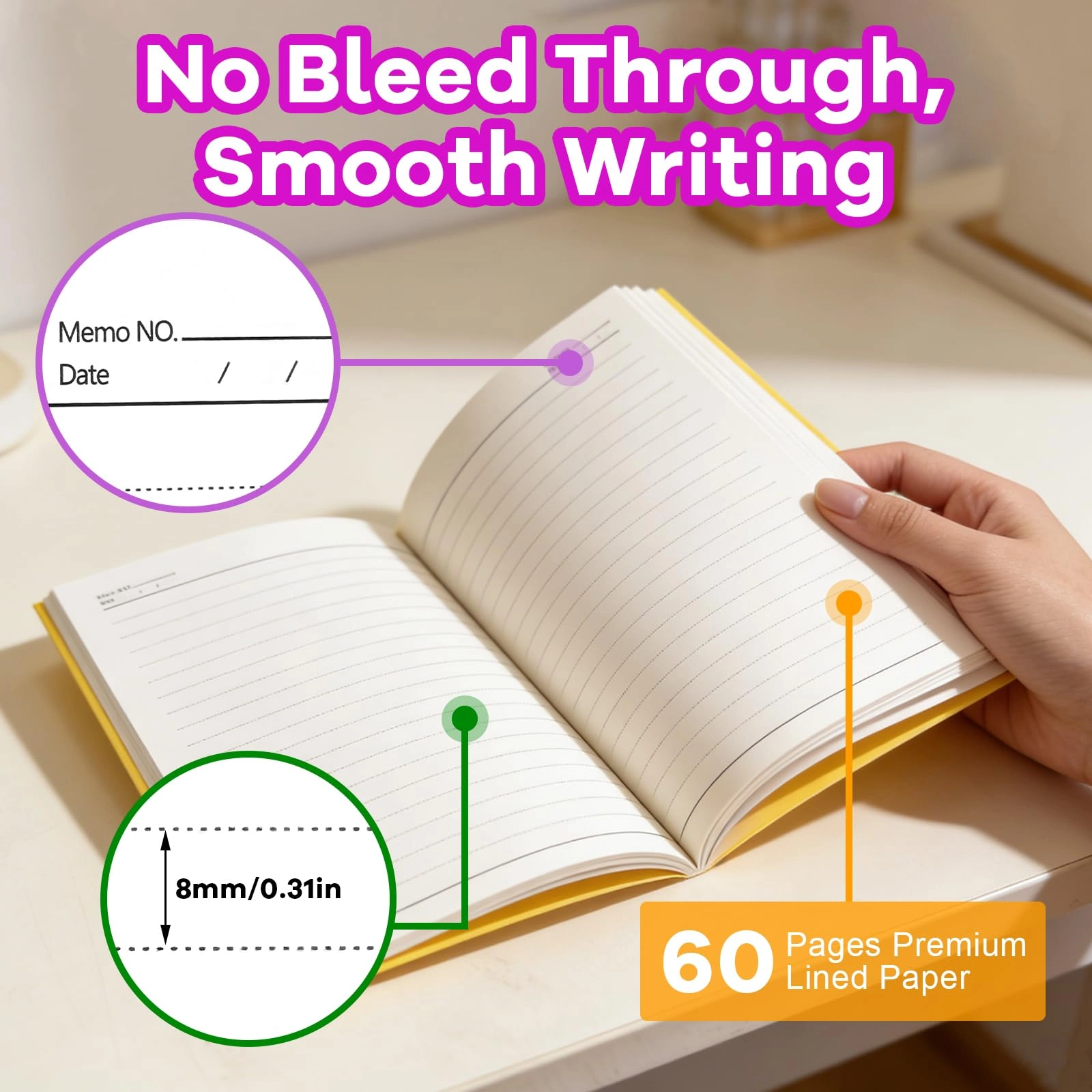 Notebooks A5 - Lined 30 Sheets