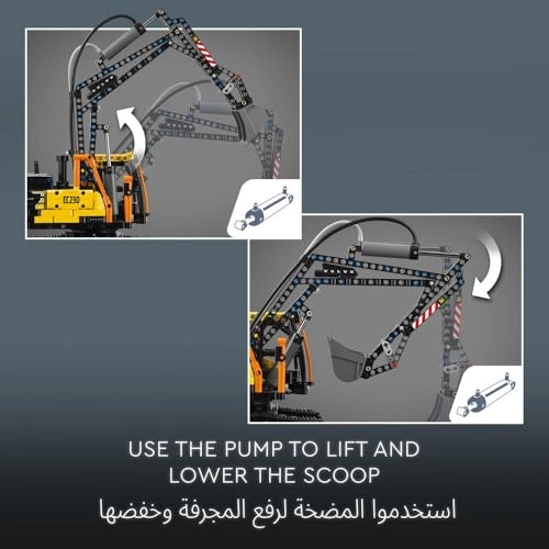 Technic Volvo FMX Truck + EC230 Electric Excavator (42175)