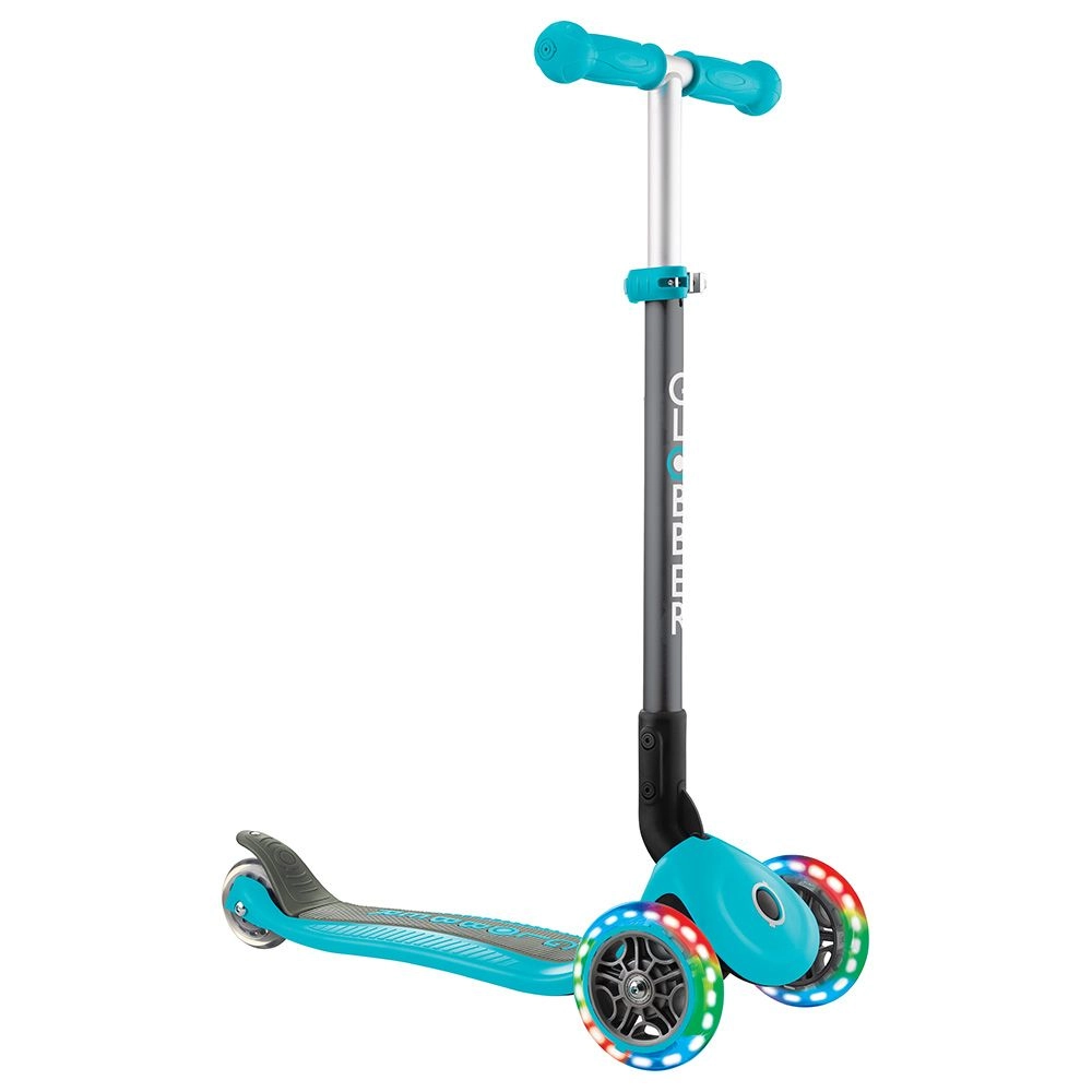 Primo 3-Wheel Kick Scooter – 121mm LED Foldable