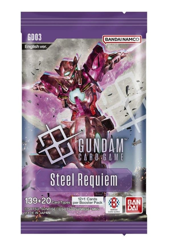 Gundam Steel Requiem Booster Pack - 12 pcs