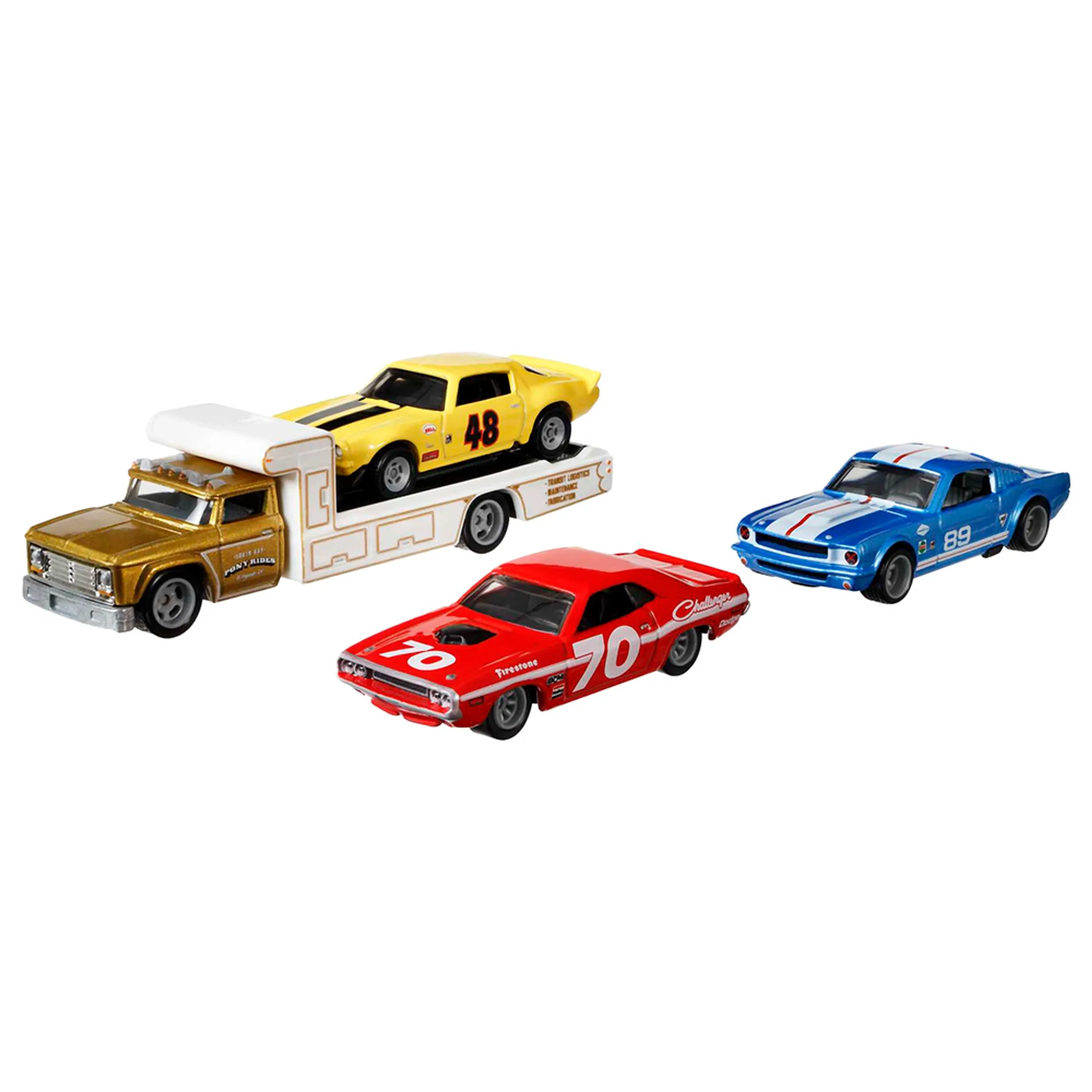 Track Day Collector Playset - 1:64 4pcs