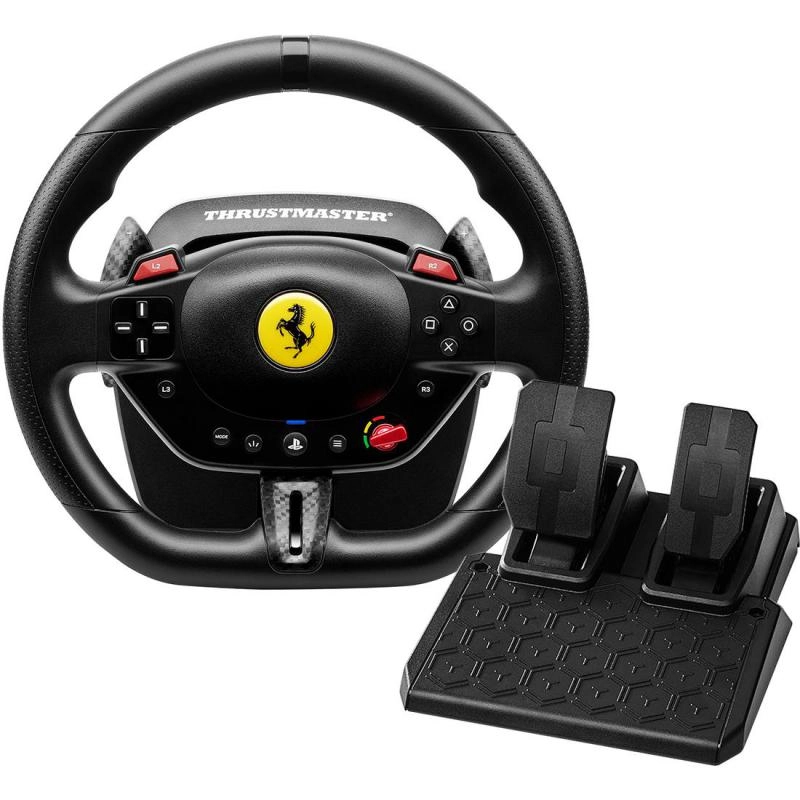 Thrustmaster T98-P Ferrari 296 GTB Racing Wheel & Pedals - Playstation