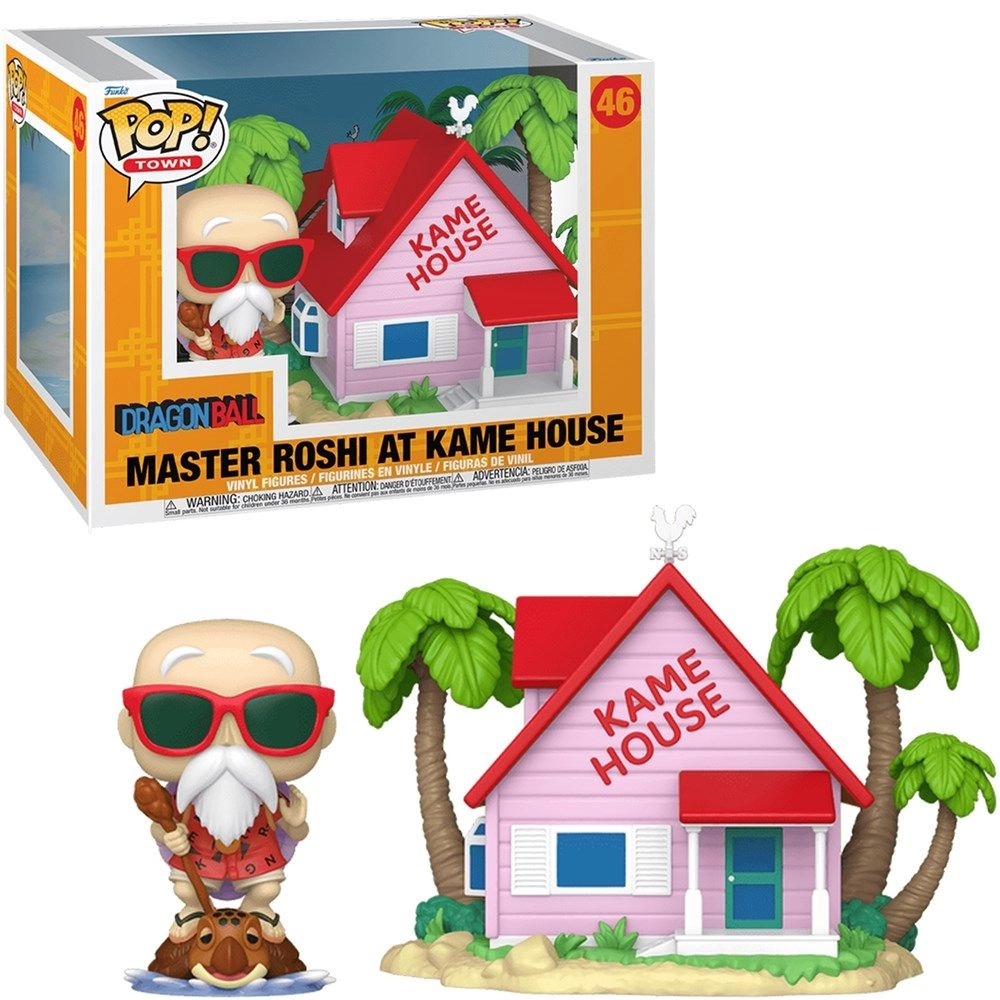 Master Roshi + Pop! Town Kame House - Dragon Ball