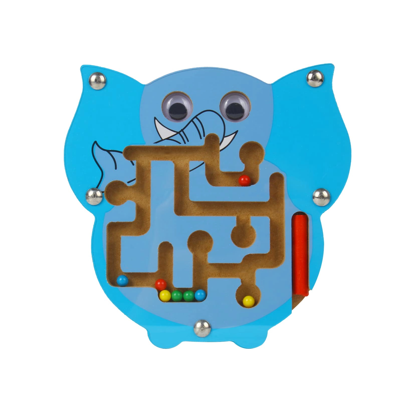 Andux Mini Wooden Magnetic Maze - 1 piece