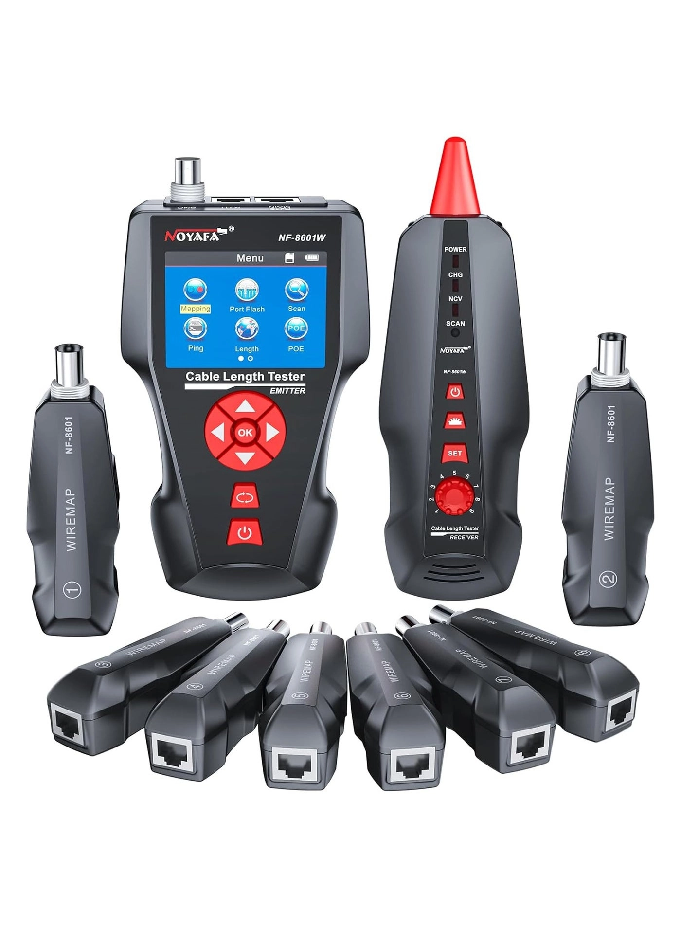 NF-8601W-A - RJ45 RJ11 BNC PING/POE