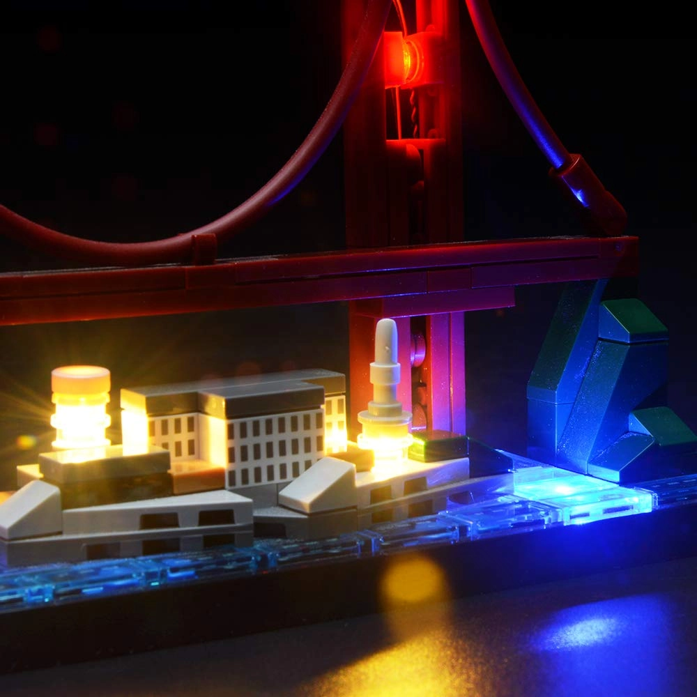Led Lighting Kit for San Francisco Skyline - Compatible with Lego 21043