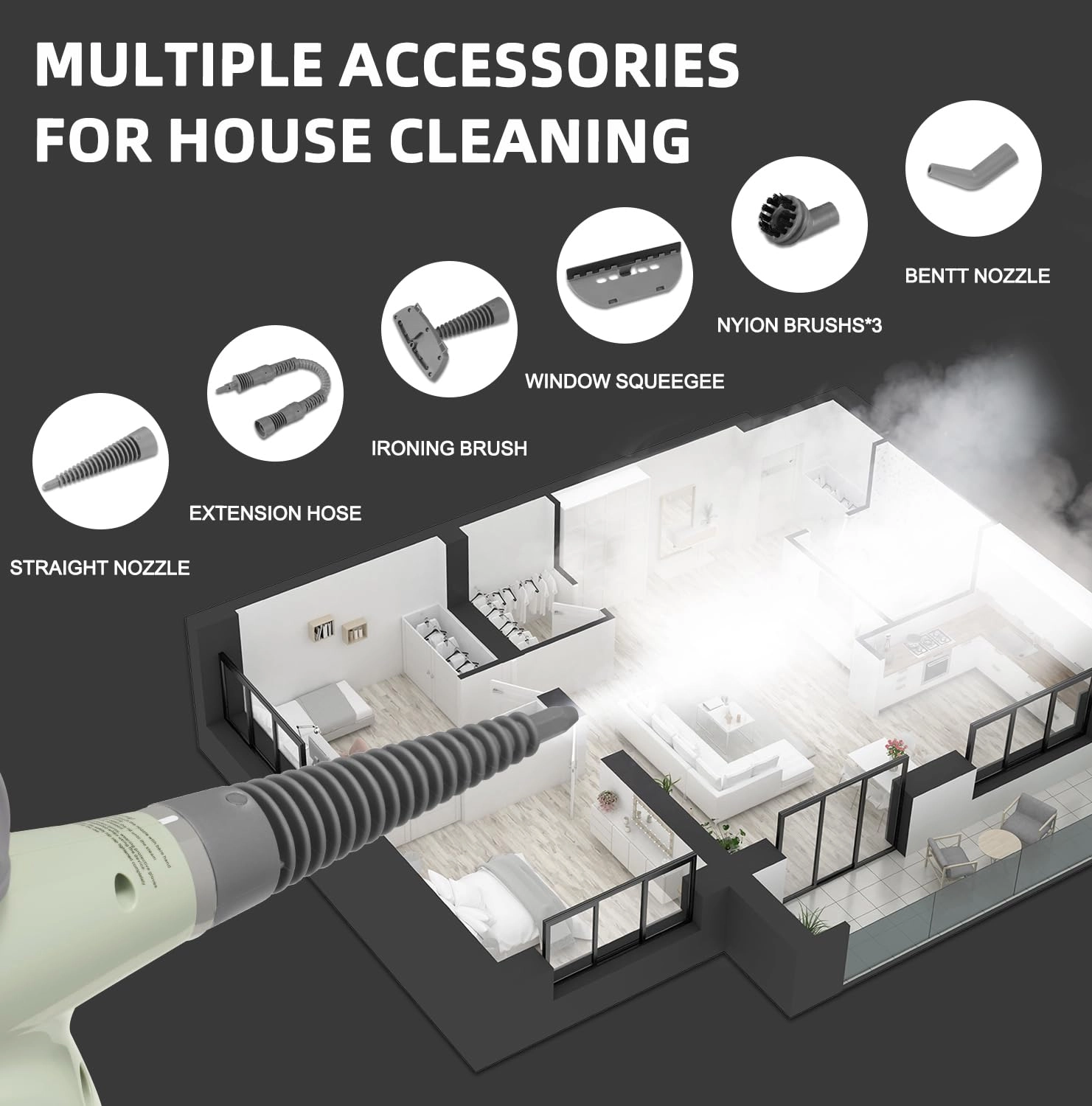 steam cleaner - 3.5E+2 Milliliters