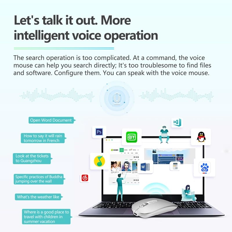 M108 Smart Voice Mouse - Bluetooth