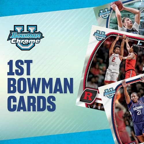 2024-25 Bowman University Chrome Basketball Mega Box - 60pcs