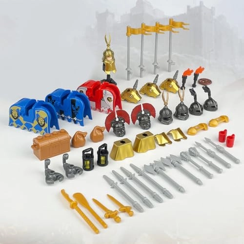 Medieval Knight Weapons and Armor Set - 61 Pieces