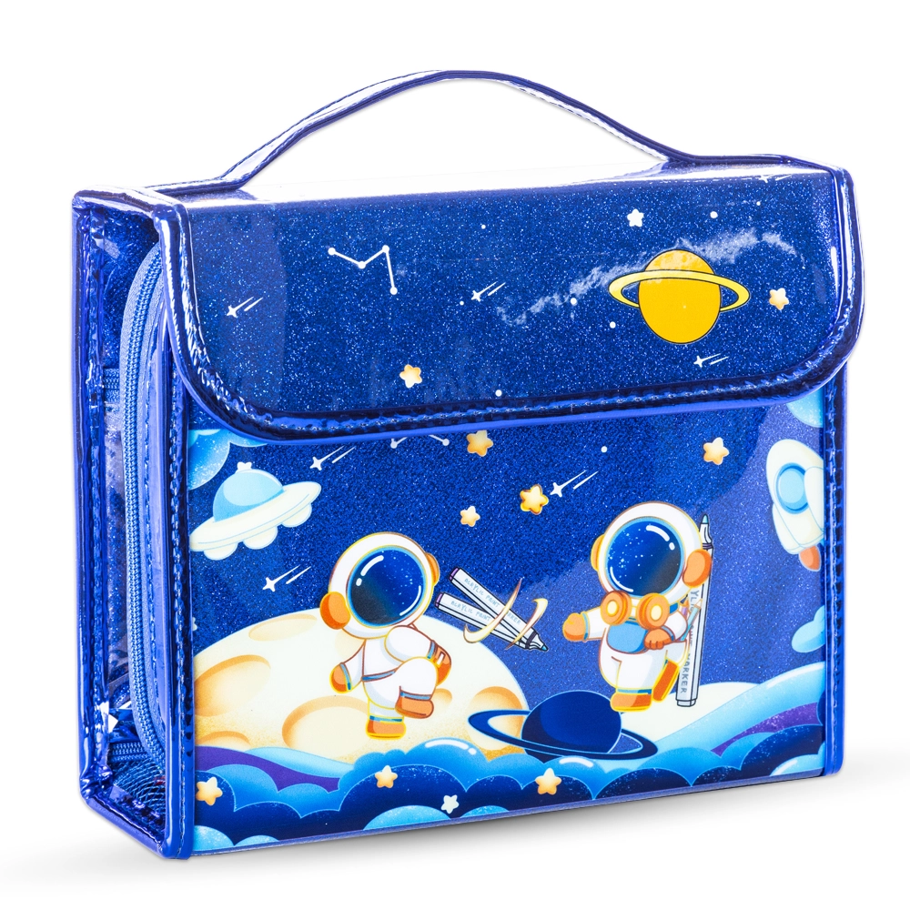 Art Supplies Carrying Case - 82 Pcs colored pencils crayons watercolors markers