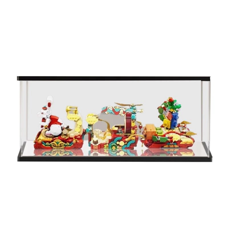 HCAEIOFJ Clear Acrylic Display Case - 50x20x20cm