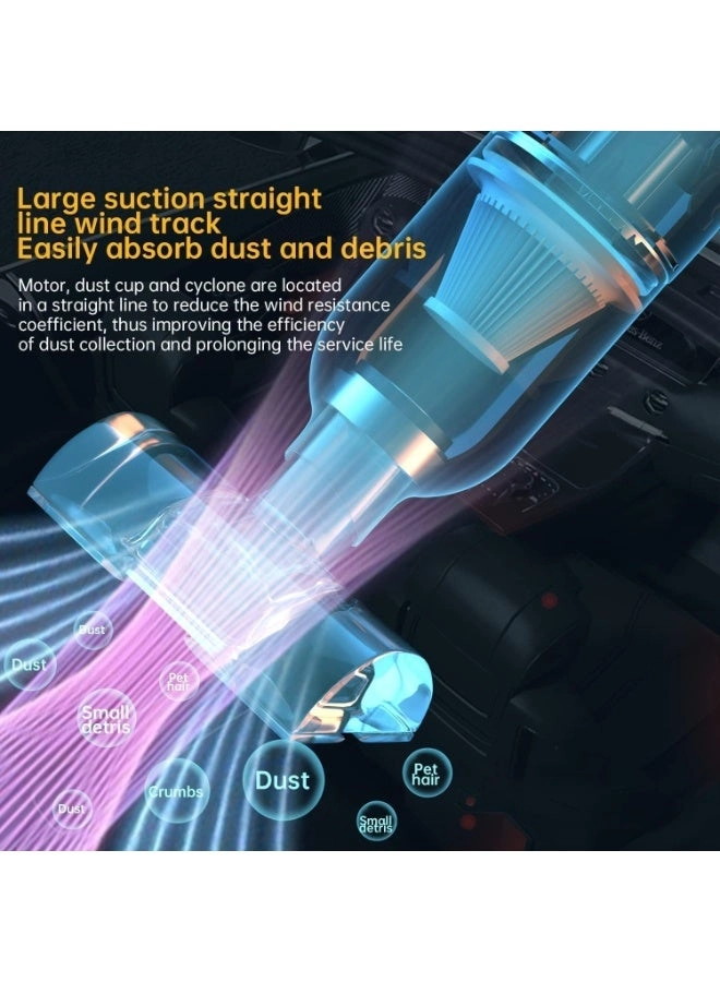 Cordless Handheld Vacuum Cleaner - two 2000 mAh lithium batteries