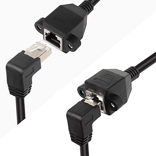 90 Degree RJ45 Ethernet Extension Cable - 50CM