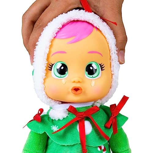 Noelle Baby Doll - 9" Cries Real Tears Christmas Pajamas Ages 18+