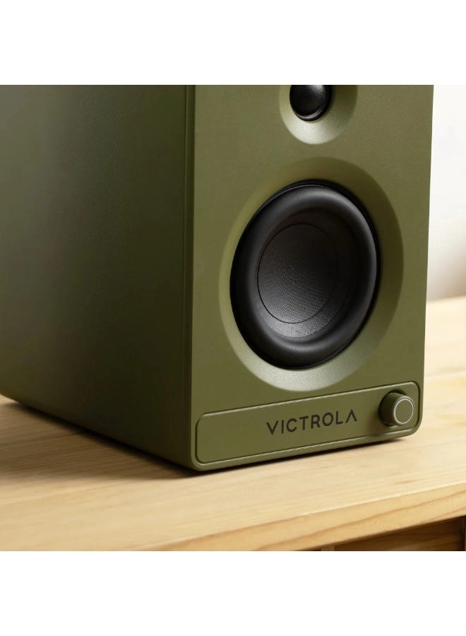 Tempo - Bluetooth Bookshelf Speakers Pair Green