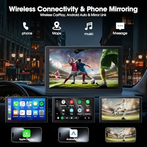 Wireless Carplay Screen - 2.5K 1080P