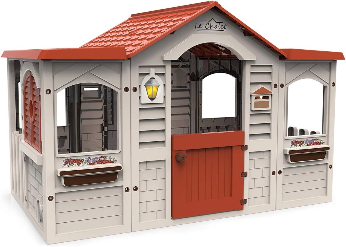 COLORLAND LETS PLAY Large Children's House Le Chalet - 159 x 103 x 104 cm Indoor and Outdoor