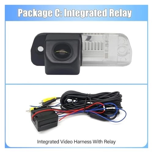 Tailgate Handle Rear View Reversing Backup Camera - Night vision 4-PIN Cable HD