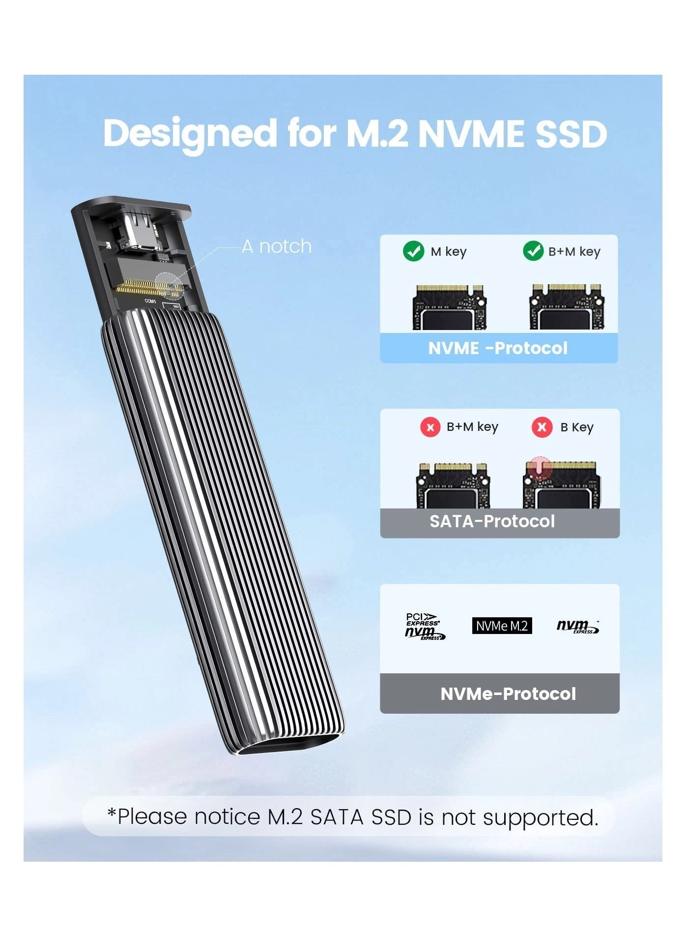 M.2 NVMe SSD Enclosure