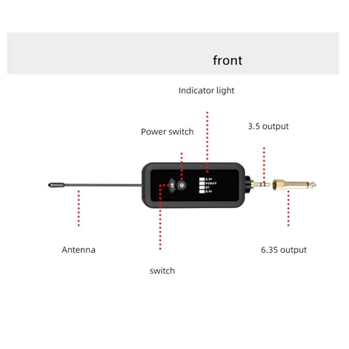 Wireless Microphone System - 2pcs