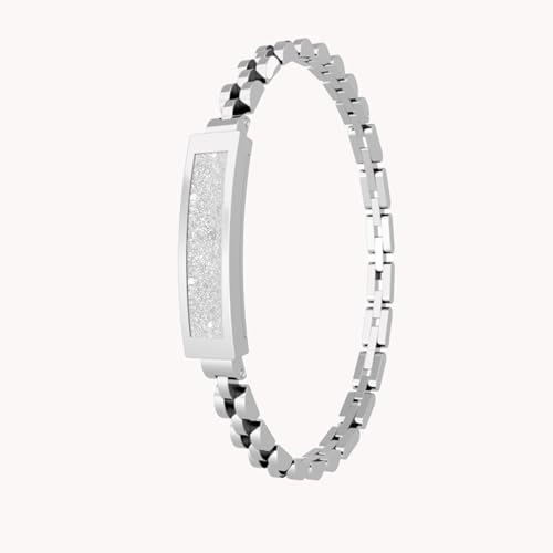 Fitness Tracker Smart Bracelet - Heart Rate Monitor Sleep Tracker Rosegold Chain