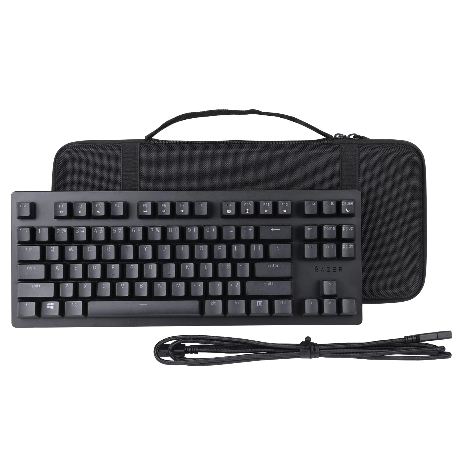 Hard Travel Case Replacement for Huntsman Tournament Edition TKL Tenkeyless Gaming Keyboard