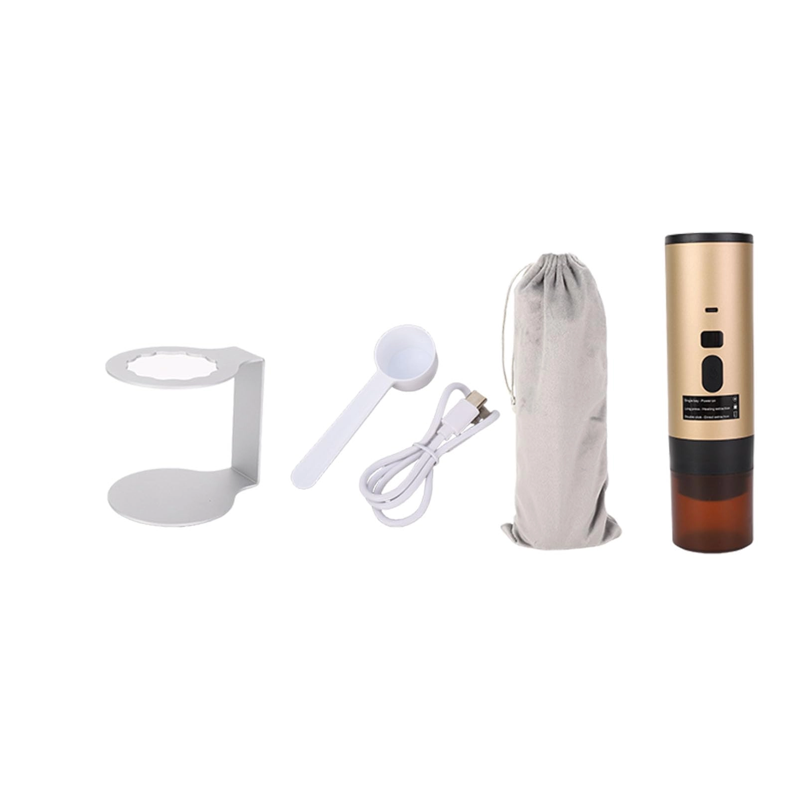 OPPWONG Self Heating Portable Capsule Coffee Machine - 120ml capsules
