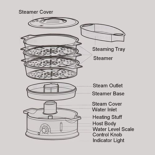 Electric Food Steamer - 9L