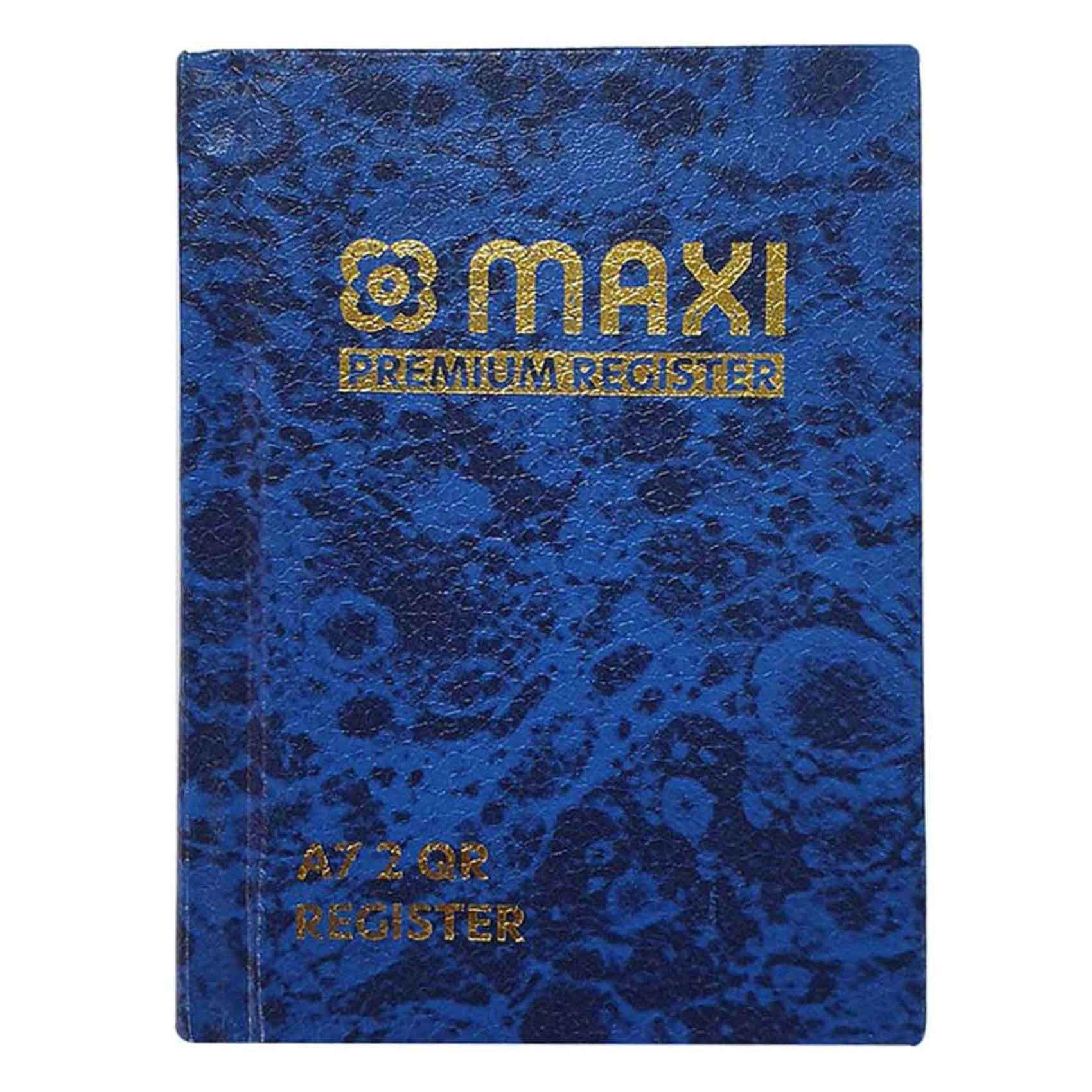 Maxi Register Book A7 Hardcover - Lined 2 Quire