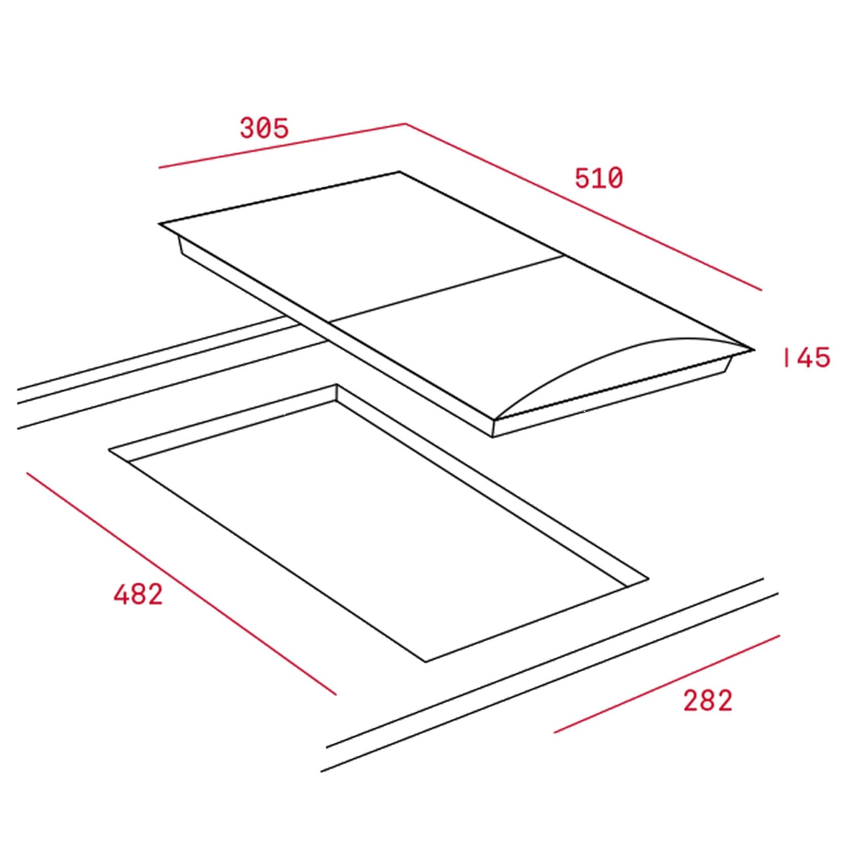 EFX 30.1 2G AI AL CI Gas hob