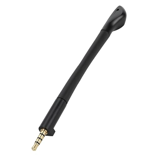 Replacement Microphone - 3.5mm-Mini-Jack Microphone Gold Plated Plug Flexible Bendable