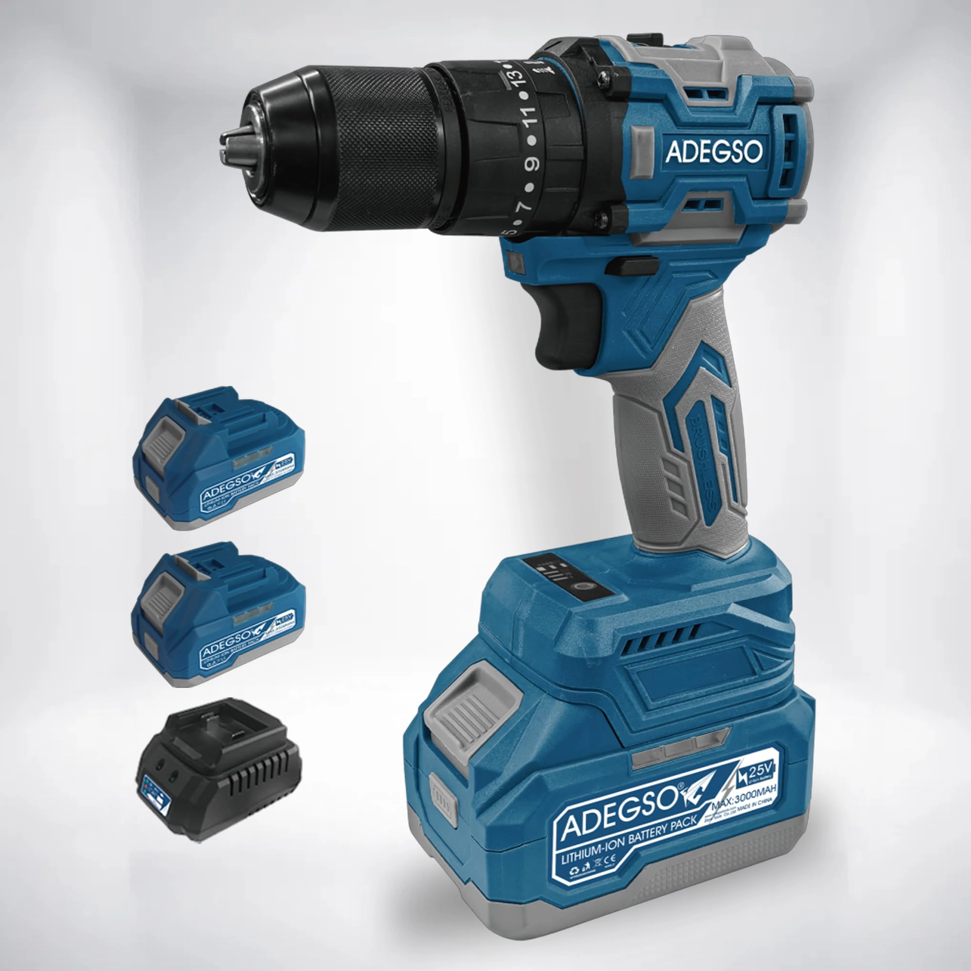 Brushless Cordless Drill Set