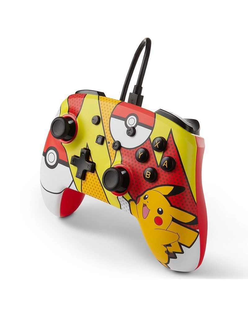 Nintendo Switch Enhanced Wired Controller Pikachu Moods