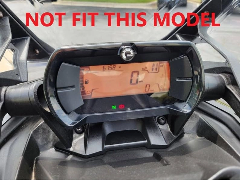 Carbon Fiber Style Center Console Meter Screen Frame Cover Trim - CanAm Spyder F3 S 20212023