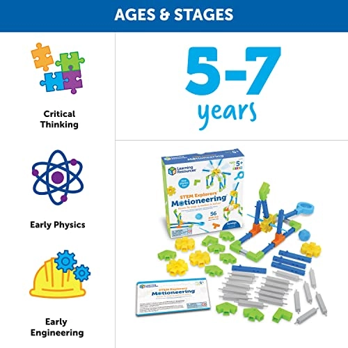 STEM Explorers Motioneering Engineering - 5 - 9 years 56 pieces