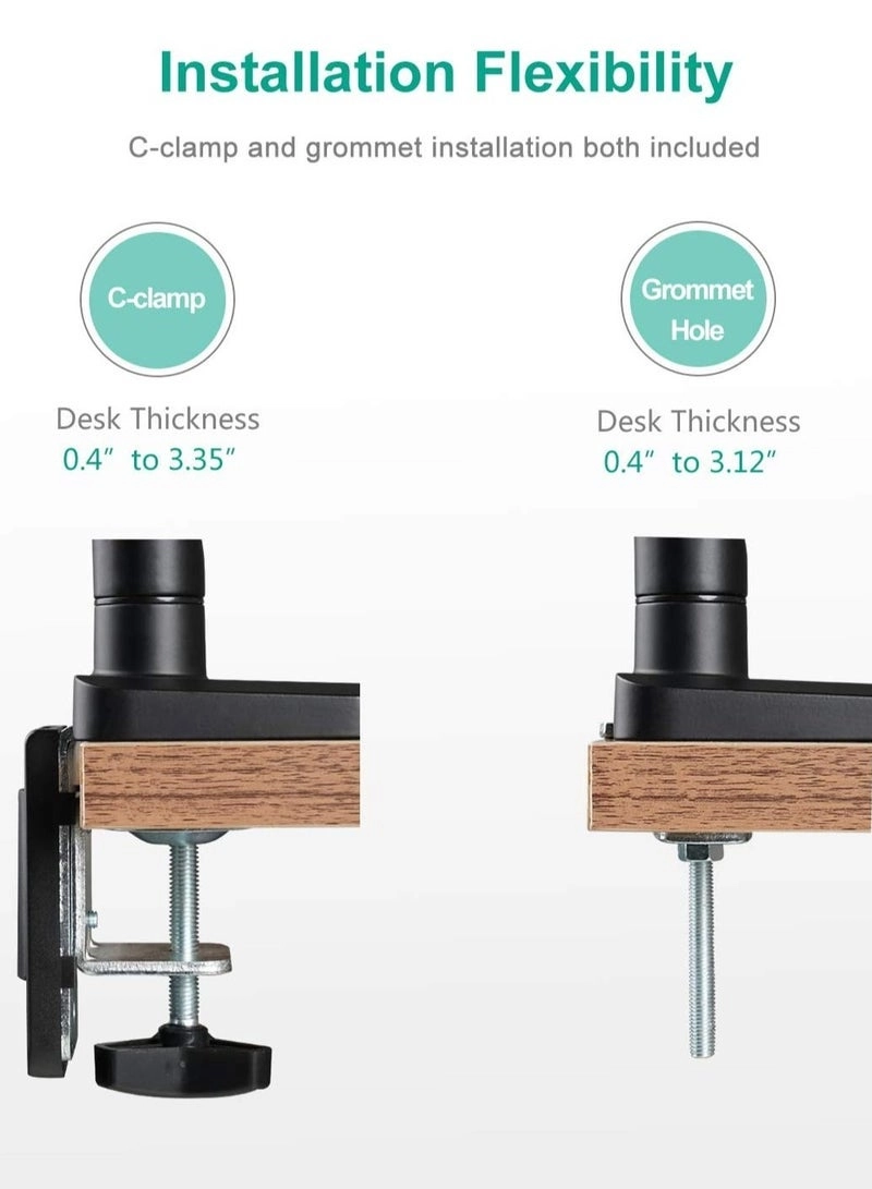 Dual Monitor Stand - Dual 13-32 inch VESA 75/100mm