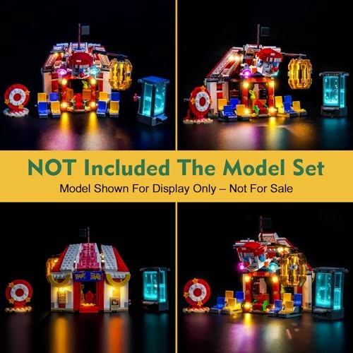 Light kit Compatible with Lego 75637 Buggy The Clown's Circus Tent - LED USB powered