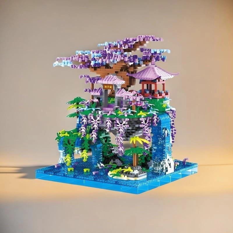 Chinese Architecture Building Blocks Kit - 3000 pcs