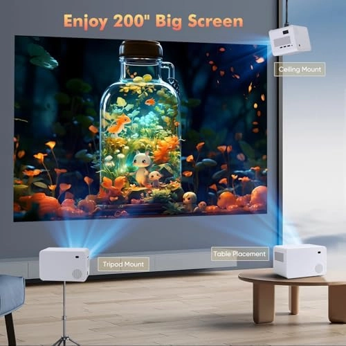 Mini Projector B0FQBYPRVM 18000 Lumens
