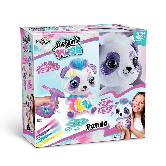 Canal Toys Panda Airbrush Plush - Battery-powered Airbrush