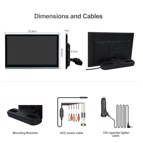 Headrest TV - 13.3-inch